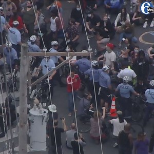 117K views · 2.7K reactions | Officers from the Philadelphia Police Department were seen hugging demonstrators during peaceful protests in Philadelphia's Fishtown section this evening. https://6abc.com/philly-officers-seen-hugging-protesters-as-demonstrations-remain-peaceful/6226948/ | 6abc Action News | Facebook