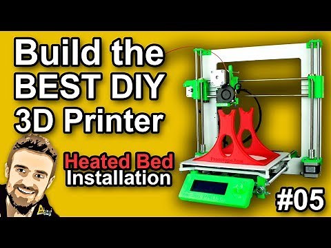 Build the BEST DIY 3D Printer - Heated Bed installation #05