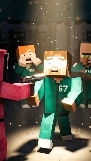 “Steve vs Squid Game #minecraft