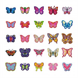 [Hot Item] Factory Custom Logo Computer Embroidery Animal Style Badges DIY Accessories Patches Smiley Face Patch