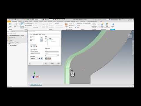 Inventor - Modeling a Sheet Metal Flange Part to Follow the Contour of Another Part