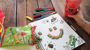 3.1K views · 63 reactions | Daydreaming of the new sweetly sour Airheads Xtremes Rainbow Berry Slurpee makes ya smile. | Slurpee | Facebook