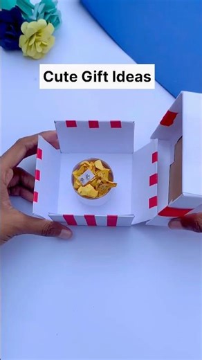 DIY | Popcorn Gift Box idea🍿✨From Cardboard | ￼Budget Friendly Craft Idea