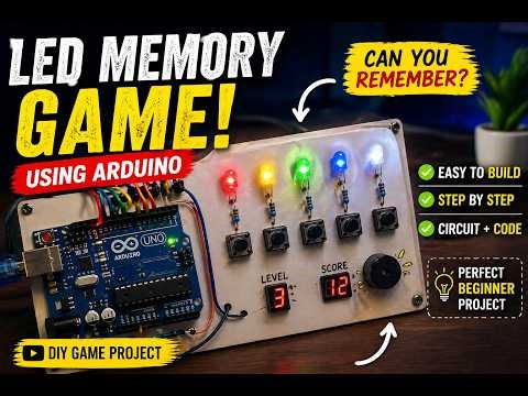 How To Make LED Memory Game Using Arduino