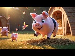 Piggies on a Toes Adventure | Adorable Piggy Dance Song for Toddlers | Fun Nursery Rhyme
