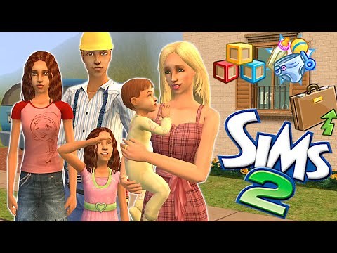 Running a hectic household in the sims 2! // Sims 2 nostalgic gameplay