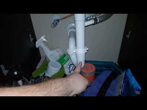 How to fix a slow draining vessel sink - Don't use an AAV