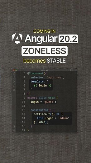 Angular 20.2: Zoneless is Stable! #angular #angular20