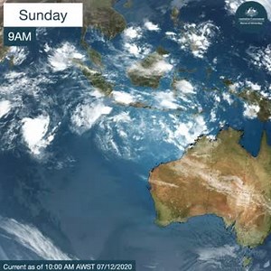 We're keeping an eye on tropical activity, with two low pressure systems developing off the northwest coast of Western Australia. The first low pressure system currently lies just off the Kimberley coast, and will drive widespread thunderstorm activity across the western Kimberley into Tuesday and Wednesday. Heavy falls and strong winds are likely, including for Broome and Derby. The second system is currently south of Java, Indonesia. At the moment, there is a less than 20% chance of this syste