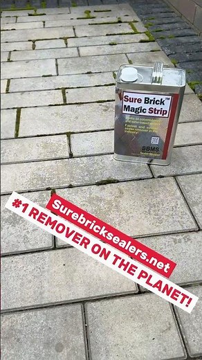 HOW TO REMOVE CONCRETE SEALER, BRICK SEALER, ANY SEALER! VOTED #1 EASIEST REMOVER! #diy #stripper