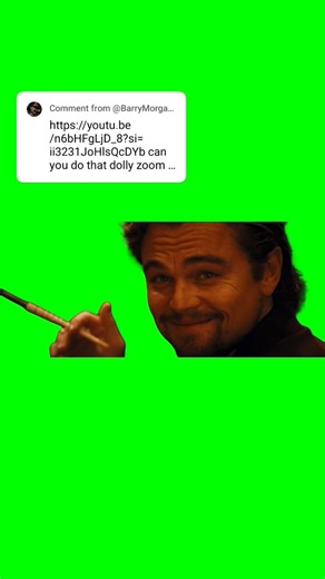 Leonardo DiCaprio Zoom In meme - Green Screen - Django Unchained