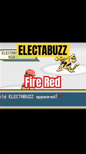 How to get ELECTABUZZ ⚡️ Pokemon Fire Red (Nintendo Switch 2) #shorts