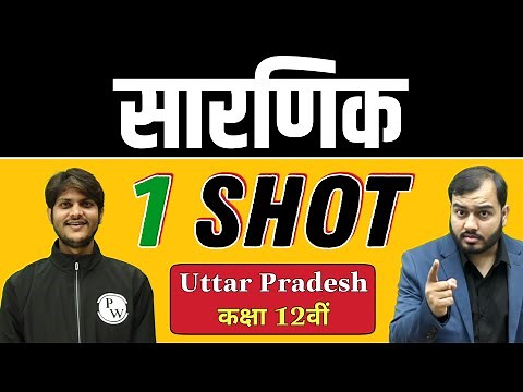 सारणिक (Determinants) in 1 Shot | Pure Hindi | Class 12th