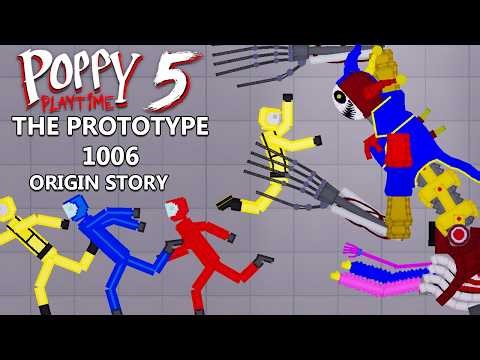 Origin Story Of THE PROTOTYPE 1006 in Melon Playground - Poppy Playtime 5 - People Playground