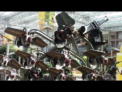 Teenage Mutant Turtles Shell Shock off-ride HD Nickelodeon Universe