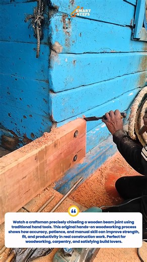 Traditional Wood Chiseling Technique That Boosts Build Precision 🇺🇸