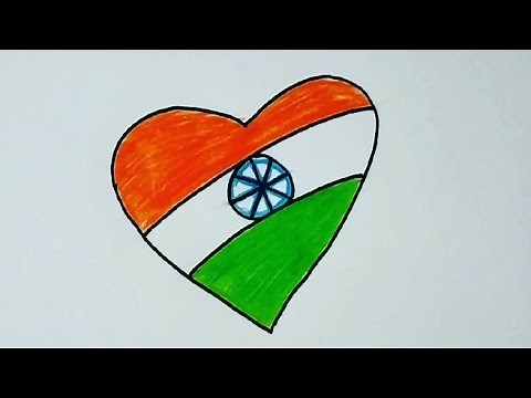 How to Draw Easy and Colourful 26 January Drawing/Republic Day special Drawing/Indian Flag