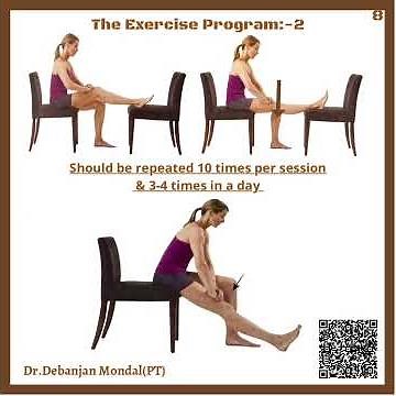 Treat your own knee with Mckenzie exercises