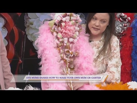 ETX Mums shares about making your mum or garter for homecoming