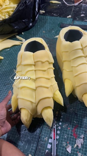 Yumaki on Instagram: "Enjoy the process!! #godzilla #costume #cosplay #craft #fyp #diy #tutorial #costumemaker #yumakimonster"