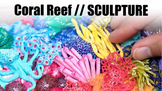 How to Sculpt a Coral Reef // Polymer Clay Sculptures | Stephanie Kilgast | Skillshare