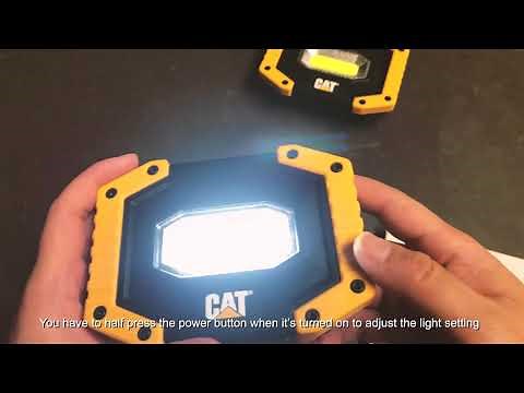 CAT Caterpillar 500 Lumens LED Magnetic Rugged Work Lights Unboxing