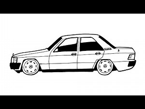 How To Draw A Mercedes-benz (step by step) - Learn how to draw a Mercedes-Benz