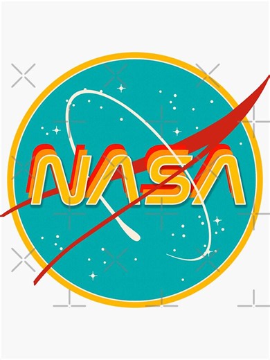 NASA Retro Sticker, Vintage Space Logo Decal, Waterproof Vinyl, Laptop Water Bottle Car Sticker, Gift for Space Lovers - Etsy