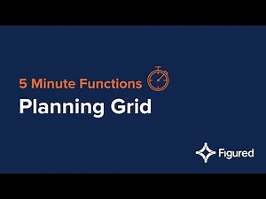 Planning Grid #1 - Five Minute Functions