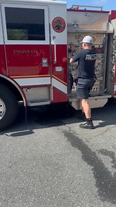 Part of the career development of firefighters in Prince George's County is pump operator training. Under the supervision of an experienced pump operator, trainees will conduct a series of evolutions to demonstrate competence. This is Firefighter Jacob Scott beginning his evolution to charge a handline with tank water, then connect to a water supply, and transition from tank water to water supply. | Firefighter Lovers
