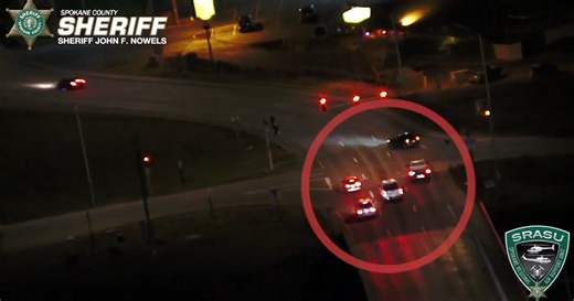 Reckless driving suspect flees from Spokane Valley deputies, helicopter helps locate suspect