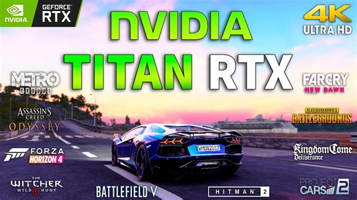 NVIDIA TITAN RTX test in 10 games 4K (i9 9900k)
