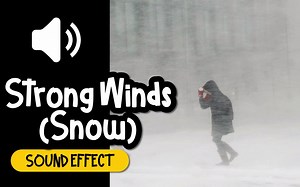 强风 寒冷 下雪 冬天 环境音 音效 (HQ)