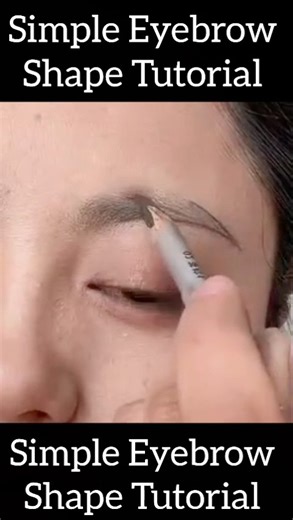 How To Draw Perfectly eyebrows shape with Pencil #drawing eyebrows #ytshorts