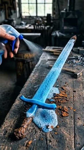 Oddly Satisfying Sword Restoration 🤤✨#satisfying #restoration #new #youtubeshorts