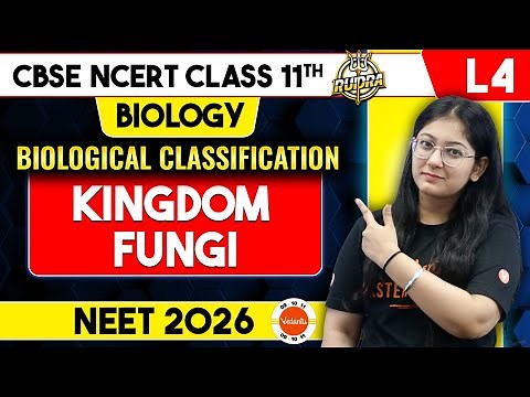 Kingdom Fungi Class 11 One Shot | Biological Classification Class 11 For NEET Biology