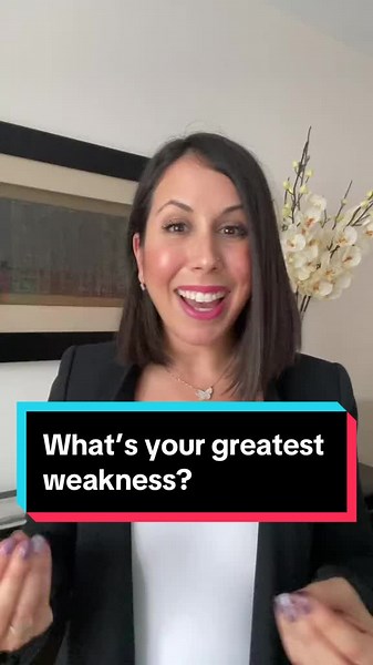 Snag my FREE interview guide that’s helped 15,000 professionals land their new job! Link in bio! #interviewtips #interviewquestions #weakness #jobinterviewtips #whatsyourgreatestweakness