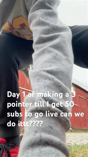 Day 1 of shooting a 3 pointer till I can go live