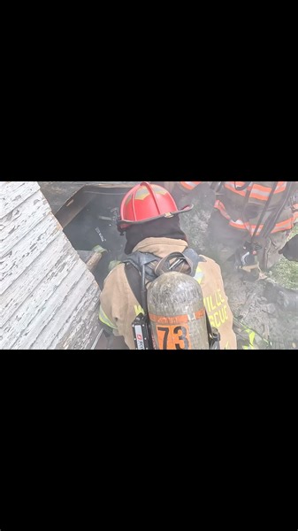 Getting a crew out of the basement during RIT operations #firefighter #firefighters #rit #safetyandsurvival #safetyandsurvivaltraining | The Rescue Boss
