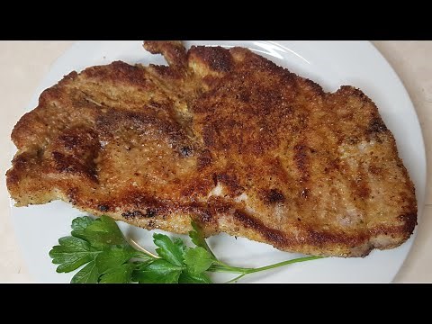 Breaded Seasoned Pork Steaks