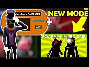 How to UNLOCK "DUDE MAN"/Puppet Skin + NEW "SWARM" GAME MODE! (Roblox Piggy Book 2)