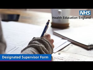 Designated Supervisor Form - HEE's assessment strategy