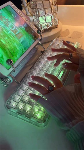 strawberryjam1986 on Instagram: "Coolkiller ck68 Keyboard. pls check my biofor ck68. I changed the original Keycaps into 040 no-print clear Keycaps link in bio RGB colors are free to download in the coolkiller software community. . . . . . Is this your vibe? Getting addicted to keebs tapping sounds. Crazy obsessive satisfying keebs. #keyboardasmr #keyboard #customizedkeyboard #cutekeyboard #keyboardart #tappingkeyboard #keyboardtapping"