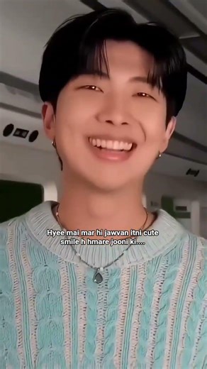Hyeeeeeeee me mar hi Java 💜💜💜💜💜💜💜💜💜itni cute smile pe #ot7forever #namjoon #rm #rifatbtsarmy