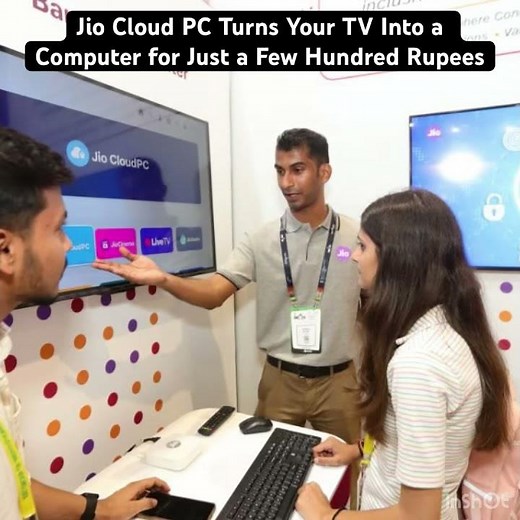 Jio Cloud PC Turns Your TV Into a Computer for Just a Few Hundred Rupees #shortsfeed