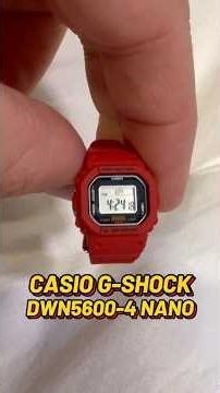 Casio G-Shock Nano! Coolest ring watch ever made!