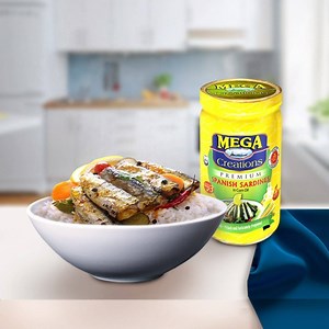 Go ahead and help yourself to a second serving of Mega Creations Sardines and rice! | Mega Premium