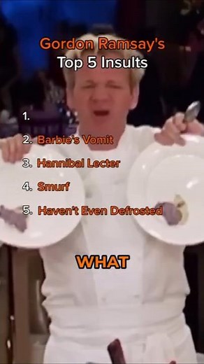 Gordon Ramsay's Top 5 Insults
