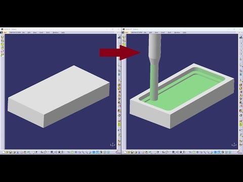 CATIA Pocket Machining Setup Part & Stock Assembly for CNC Programming