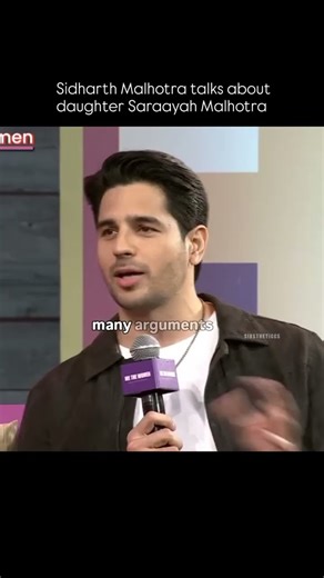 SIDHARTH MALHOTRA Talking about his daughter SARAAYAH #sidharthmalhotra #kiaraadvani #dad #girldad